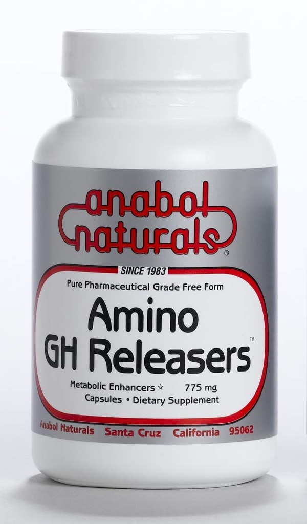 Anabol Naturals Amino GHReleasers Pre-Workout 아미노산 보충교재 – Lean 근육을 위한 L 글루타민과 L 아르기닌을 가진 MetaboEnhancer, 500의 캡슐