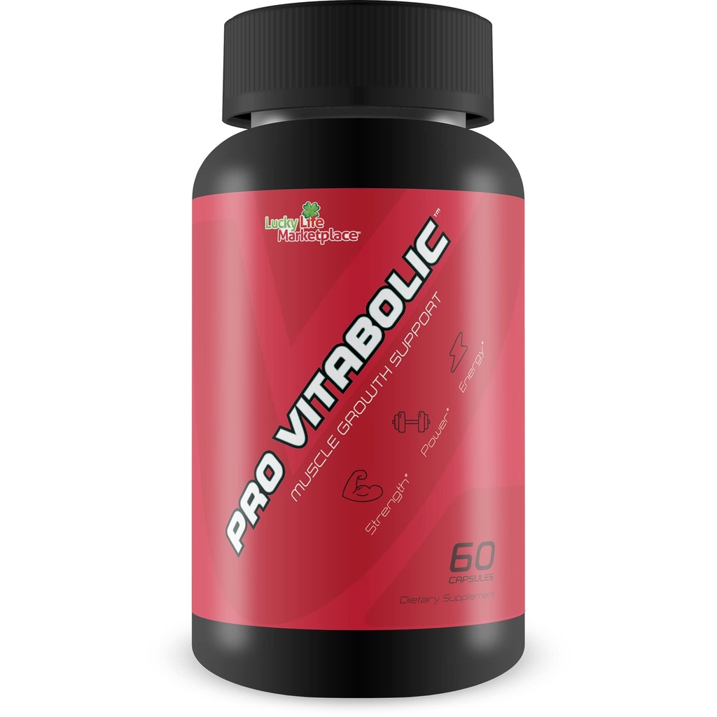 Pro Vitabolic - 근육 성장 지원 - 강화 힘, 힘, 체력, & 에너지 - 큰 이익을 위한 폭발적인 근육 펌프 - 근육에 원조 산소 & 영양 납품 - L 아르기닌 & L-Citrulline