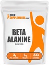 BulkSupplements.com 베타 알라닌 분말 - 베타 알라닌 보충, 사전 운동 보충 - Unflavored & 글루텐 무료, 서빙 당 3g, 1kg (2.2 파운드) (팩 1)