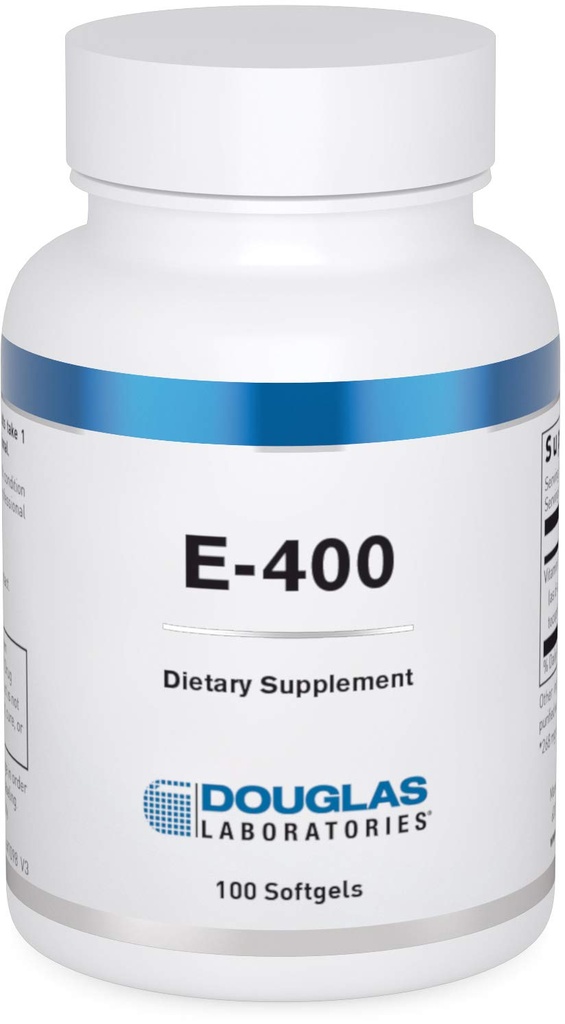 Douglas Laboratories E-400 | 비타민 E 산화 방지제 및 심혈관 지원 | 100 캡슐