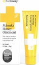 FIRST HONEY Manuka Wound Ointment [.75oz - 21g] | Rapid Wound Repair Gel | 피부 및 화상에 대한 빠른 구호 | 뉴질랜드의 마누카 꿀 | 항생제 무료 화상 치료, 스카 젤, 드레싱 보조