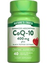 자연의 진실 CoQ10 400mg | Softgels | 최대 힘 | 높은 흡수 | Non-GMO & 글루텐 무료 보충