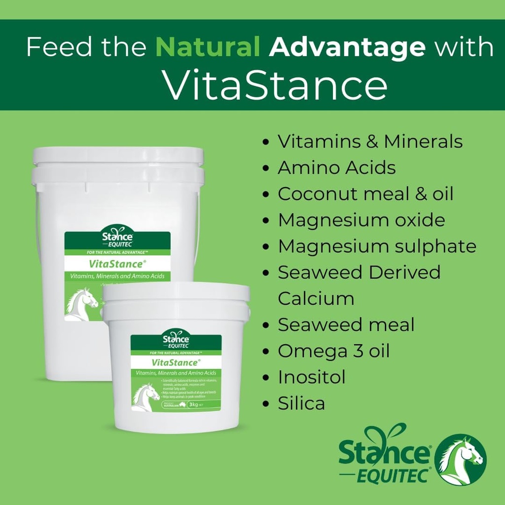 Stance Equitec VitaStance 비타민, 미네랄 및 아미노산 보충, 28.5 lb