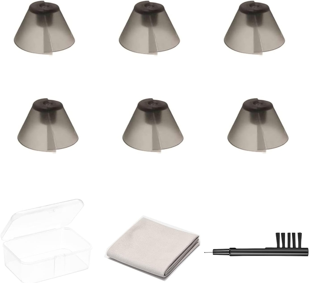6 GN Resound Sure Fit Hearing Aid Domes for Standard Receiver BTE 보청기 이어 팁 돔