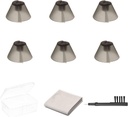 6 GN Resound Sure Fit Hearing Aid Domes for Standard Receiver BTE 보청기 이어 팁 돔