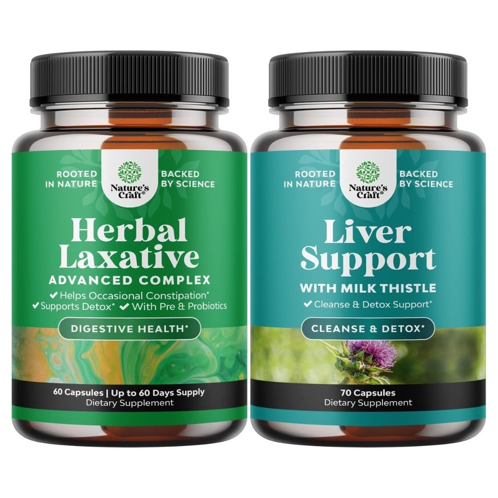 Probiotics와 Liver Cleanse Detox & Repair Formula - Natural Colon Detox Digestive Support System - 초본 Liver Support Supplement with Milk Thistle