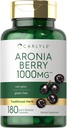Carlyle Aronia Berry 캡슐 1000mg | 180 알약 | Chokeberry Extract | 비 GMO & 글루텐 무료 보충