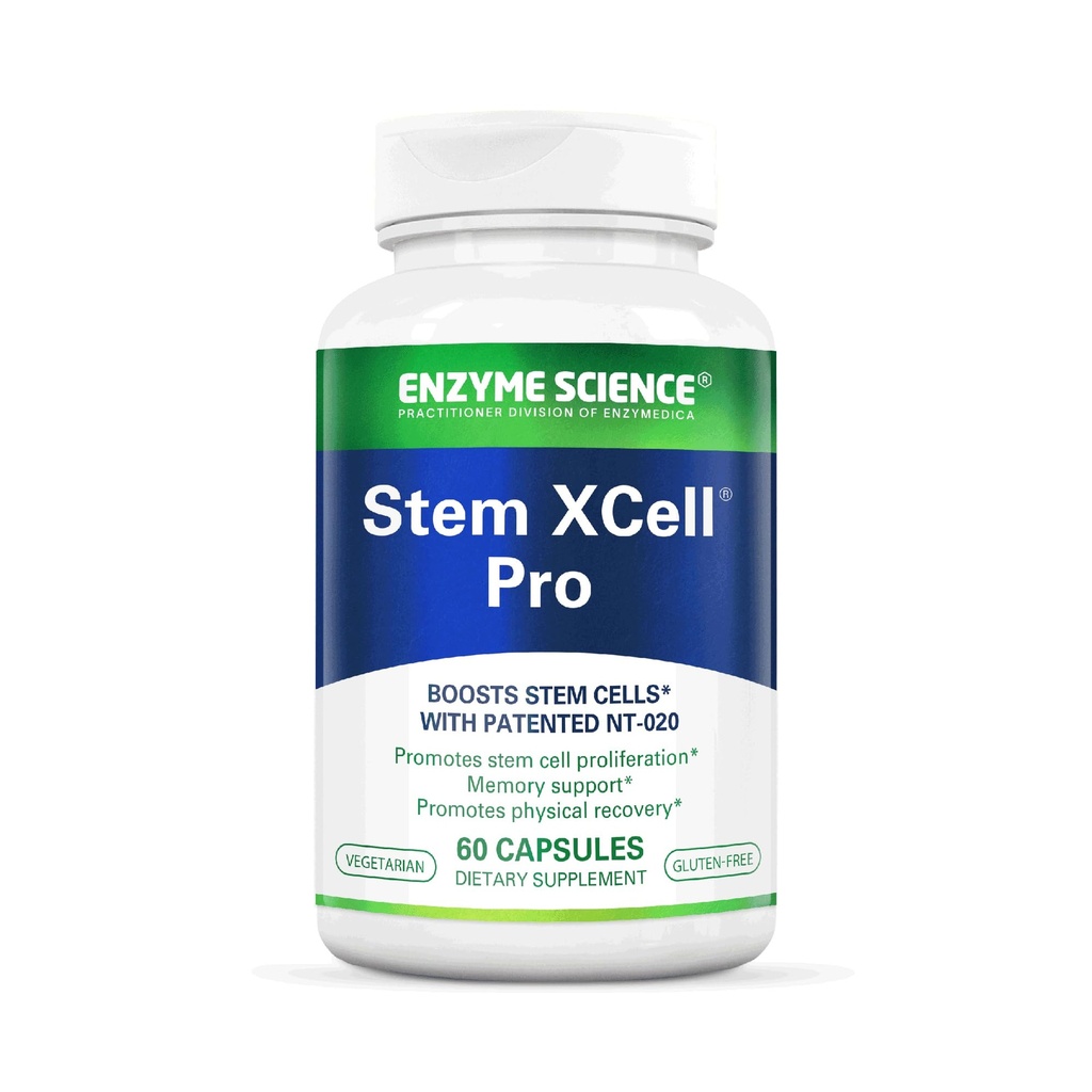 효소 과학, 줄기 XCell Pro, Cellular & Immune 건강, 줄기 세포 건강 보충교재, 60 캡슐을 위한 산화 방지제 지원