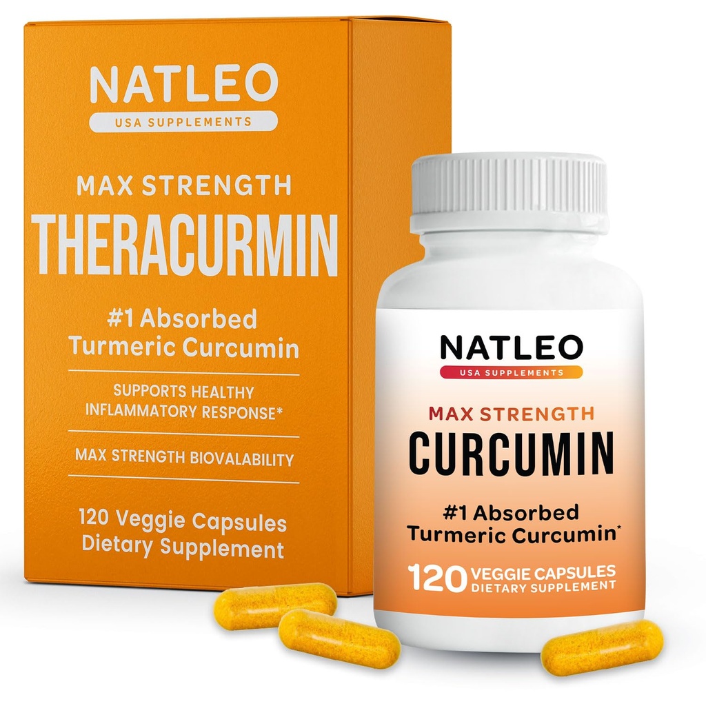 Theracurmin Turmeric Curcumin 보충교재, 120 조사, 높은 흡수 Turmeric & Curcumin - 남자와 여자를 위한 합동 보충교재 - 42.6X 더 Bioavailablity
