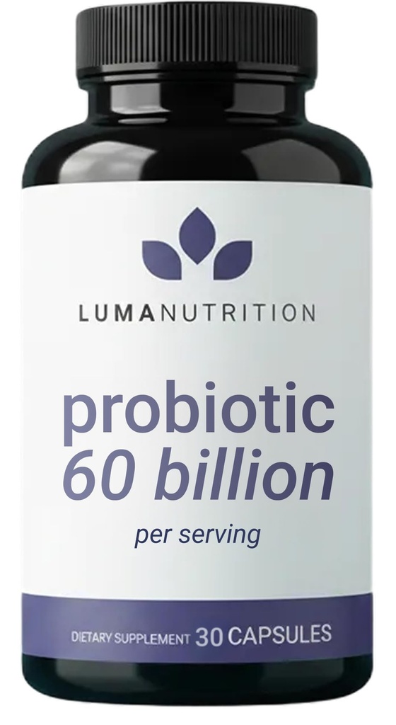 Luma 영양 Probiotics 60 억 CFU Prebiotics - 여성과 남성을위한 Probiotics - 소화 효소 건강을 위해 공식화 - Vegan & Gluten-Free - 60 캡슐
