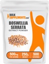 BulkSupplements.com Boswellia Serrata 추출물 분말 - Frankincense 수지에서 Boswellia 보충 - Vegan & 글루텐 무료, 봉사 당 500mg, 250g (8.8 oz) (1의 포장)