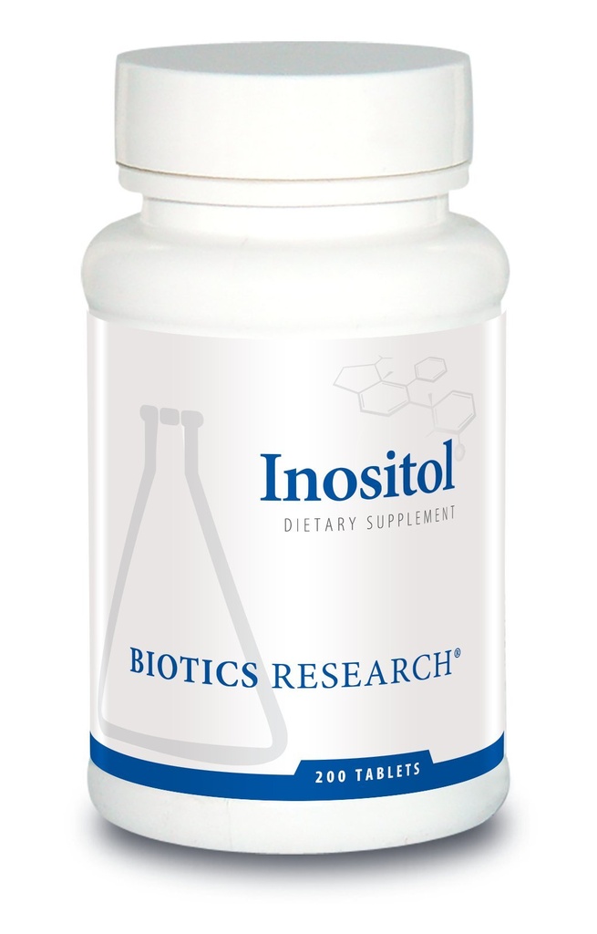 Biotics 연구 Inositol 옥수수 무료, 대사 지원, 두뇌 건강, Nootropics, Restful Sleep, Mood 지원, Hormonal 균형, 여성 건강, 200 정제