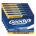 Goody의 여분 힘 두통 분말 50 ea (6의 포장)