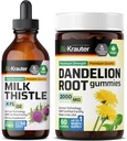 BIO KRAUTER 우유 이틀 Tincture 4 Fl. Oz. & Dandelion 60 구미