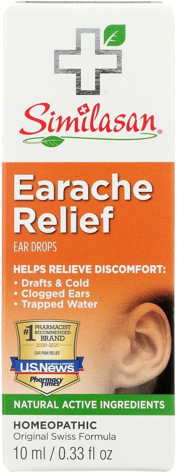 Similasan Earache 구호는 0.33 OZ를 떨어뜨립니다 - 팩과 SAVE를 구입하십시오 (3의 포장)