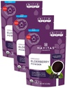 Navitas Organics Elderberry Powder, 3oz Bag, 28 서빙 - 유기, 비 GMO, 100 % Immune 지원을위한 전체 Elderberry 파우더 (패킹 3)