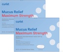 Curist Guaifenesin 1200 mg Extended Release Mucus Relief 최대 강도 - 168 Count Bulk Extended Release Tablets - 감소 Mucus Clear Congestion (2 팩 84 태블릿)