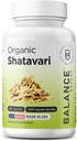 유기 Shatavari 1200mg, 60 캡슐 - Lactation Support Vitamins, 여성을위한 Hormonal Balance, Asparagus Racemosus Root
