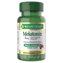 Nature's Bounty Melatonin 3mg 빠른 용해, 수면 보조 보충교재, 성인, 체리 풍미, 240 조사 (1의 포장)를 위한 수면 원조