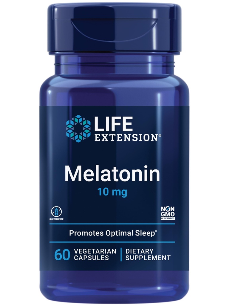 생활 연장 Melatonin, 10 mg의 건강한 복용량, 잠 지원을 위한 우리의 가장 높은 유효한 노출량, 건강한 면역성 응답, 산화 응력 방어, 채식주의자, 60의 캡슐
