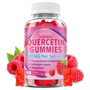 아이 & 성인을 위한 Quercetin Gummies 500mg, Bromelain 아연 비타민 C와 D3 지원 산화 방지제 & 면역 체계 건강, 딸기 풍미 60 조사를 가진 유기 Quercetin 보충교재