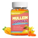 3000MG Mullein Gummies, Quercetin, Lung Detox & Immune 지원, 망고 풍미, 60 조사를 위한 Bromelain를 가진 여분 힘 Mullein 잎 추출물