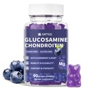 Glucosamine Chondroitin Gummies MSM 및 Elderberry 여분 힘 3000MG - 합동 지원, 성인, 남자 & 여자를 위한 산화를 억제하는 면역성이 있는 Immune 지원 보충교재 - 90 Blueberry Gummies