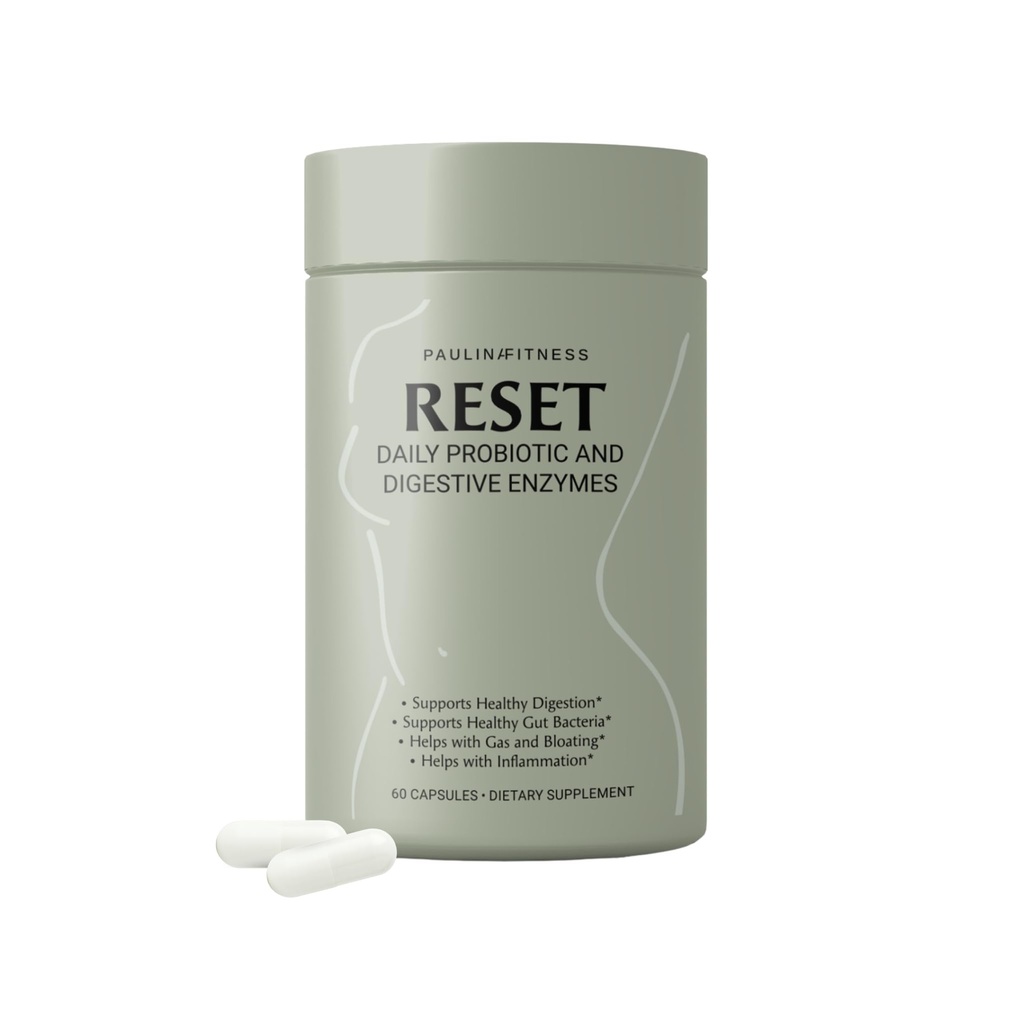 매일 Probiotic + Prebiotic Plant Digestive Enzymes 재설정 - 여성을위한 고급 Gut 재설정 - 완화, 체중 관리, 소화, Gut Health - Vegan, 유통 - 60 캡슐 (30 일 공급)