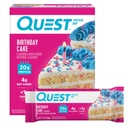 Quest Nutrition Birthday Cake Protein Bar, 20g Protein, 4g net Carbs, 1g Sugar, 글루텐 프리, 케토 친화적 인 4 개