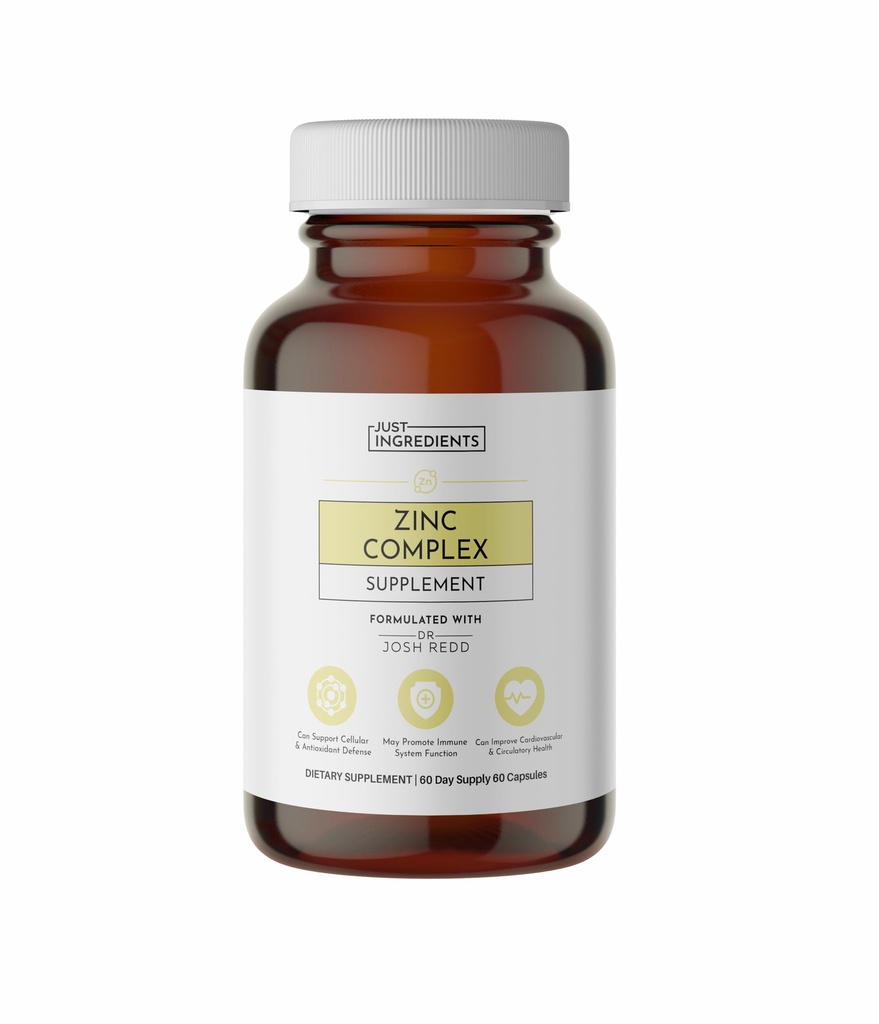 아연 Complex – Picolinate & Bisglycinate, Plus Quercetin, Resveratrol, L-Histidine 및 구리와 높은 흡수성 보충 – Immune 기능, 피부, 에너지 및 세포 건강 지원