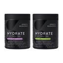 Sports Research Hydrate Electrolytes Powder - Sugar-Free & Naturally는 비타민, 미네랄 및 코코넛 워터로 맛을냅니다. Hydration - Passion Fruit & Lemon Lime