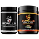 Gorilla Mode Creatine Monohydrate Micronized Powder & Pre Workout (Rainbow Sherbert) - 대규모 펌프 | 레이저 초점 에너지 | 향상된 근육 크기 | 출력 및 힘