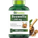 tnvitamins Boswellia 추출물 캡슐, 120 조사 | 캡슐 당 1,200 mg | 65% Boswellic 산 + 10:1 집중된 추출물 | Boswellia Serrata | 합동 & Mobility Support*