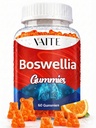 VAITE Boswellia Serrata Gummies 1200mg - Boswellic Acid, Plant-Based Supplement, Joint Support Health Formula, Non-GMO, Gluten-Free, Sugar-Free, 60 Chewable을 가진 인디언 Frankincense 추출물