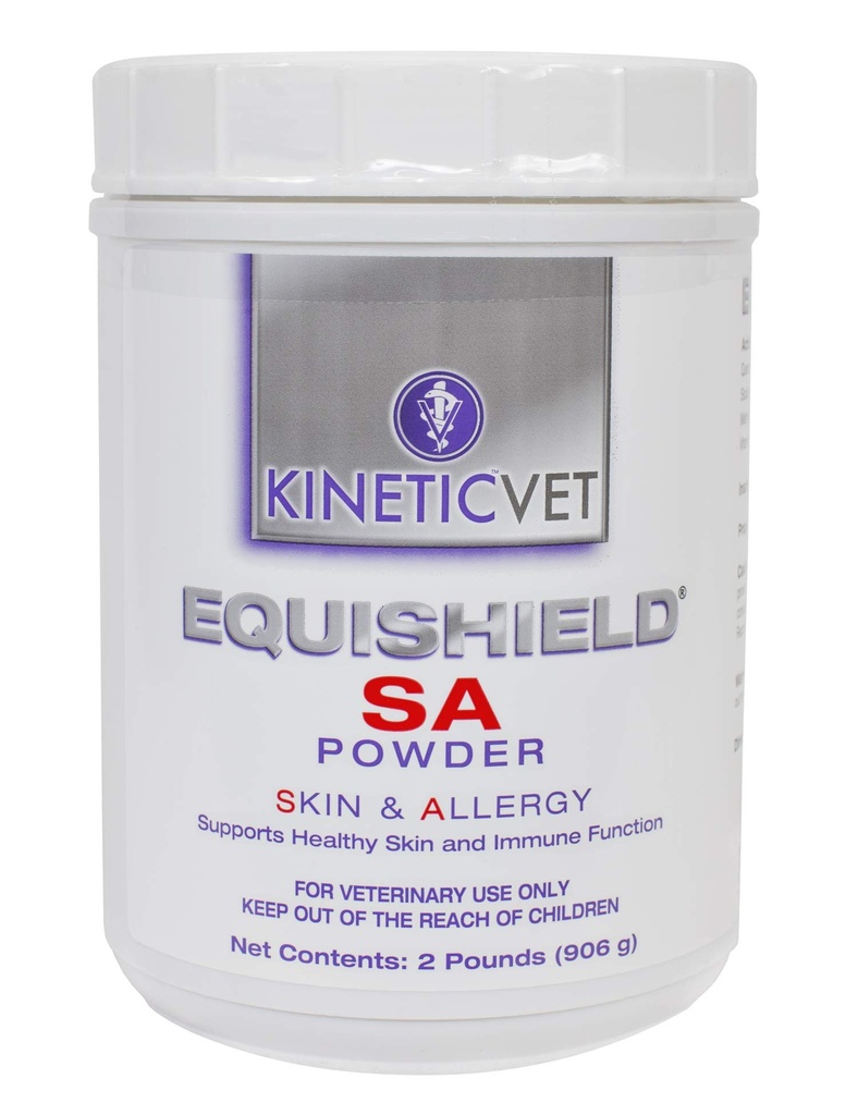 KineticVet EquiShield SA (스킨 & 알레르기) 분말, 2 파운드.