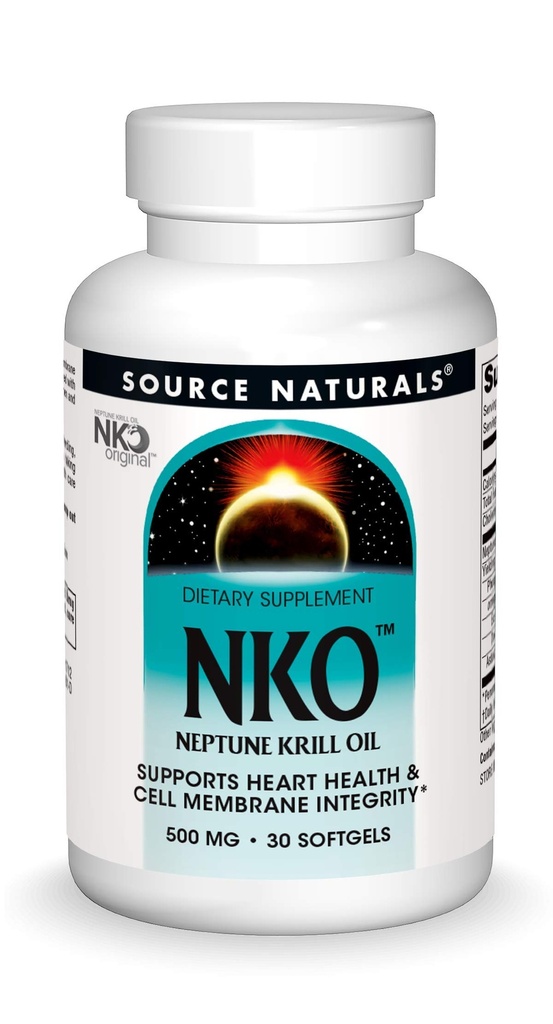 근원 자연적인 NKO Neptune 크릴 기름 500mg - 30 Softgels