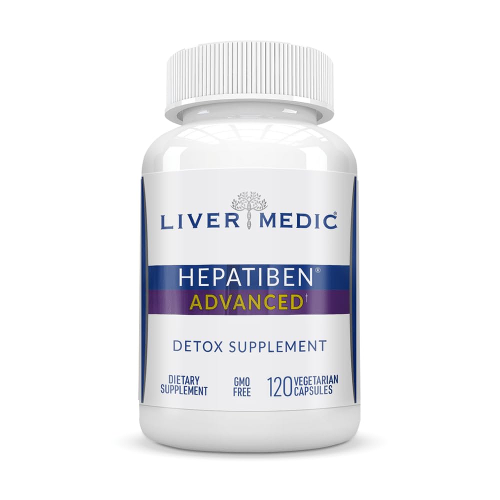 Hepatiben Liver Detox는 우유 이틀, Silybin, NAC, Choline, MSM, Turmeric, Berberine, Glutathione 알파 Lipoic 산 Vegan NonGMO 120 캡슐 1500mg를 가진 모든 자연적인 보충교재를 청소합니다