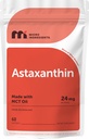 마이크로 재료 Astaxanthin 24mg MCT 오일, 60 Softgels, 2 개월 공급 | 최대 강도 Astaxanthin 산화 방지제 보충제 | 신선한 Microalgae 소스 | Non-GMO, 글루텐 무료, 아니 Soy
