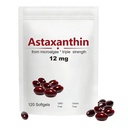 Astaxanthin 12mg, 120 Softgels, 코코넛 오일, 천연 포뮬러, 눈 & 피부 지원, 천연 포뮬러, 비 GMO, 글루텐 무료