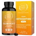 Astaxanthin 보충교재 12mg | 피부 Hydration, Elasticity & Radiant Glow를 위한 식물 기초를 두는 산화 방지제 | 조류 추출물에서 | 비 GMO, Vegan, 미국에서 만드는 | 2 달 공급, 60 Softgels