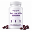 IRMI Nutrawell Astaxanthin 12 mg Softgels, 프리미엄 천연 Astaxanthin | 글루텐 프리, 비 GMO | 일일 아이 & 스킨 지원, 60 소프트 젤