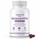 NutraWell Astaxanthin 12mg, 코코넛 오일, 산화 방지제 지원 보충, 비 GMO, 글루텐 무료, 60 Softgels