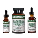 NutraMedix Energy Set - 3-Piece Kit는 Astragalus, Rhodiola, Ginseng & Schisandra, Burbur-Pinella Detox Drops & Magnesium Malate 캡슐의 추출물이 포함되어 있습니다.