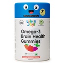Little Joys Omega-3 (DHA) 어린이를위한 두뇌 구미. 7-12 년. 30 일 팩. 식물 기반 Omega-3 보충제. Gut Health를 위한 Chicory 뿌리 섬유로 만드는. Multivitamins 리치. 설탕 없음.