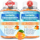 설탕 자유로운 Lutein Gummies 25mg, Lutein 및 Zeaxanthin는 눈 건강을 위한, Omega-3 Bilberry Saffron 시각 건강, 눈 스트레인, 건조한 눈, 빈 오렌지 풍미 120 Cts를 가진 눈 배려 공식을 보충합니다