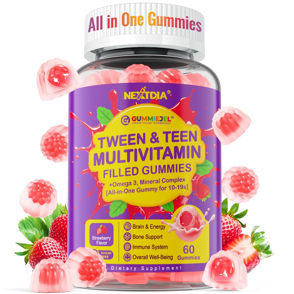 Nextdia Multivitamin는 10-19S 두뇌, 뼈, 에너지, 면역성이 있는 10-19S 두뇌, Bone, Immune를 위한 다마그네슘 + 아연, 칼슘 + 마그네슘 + 아연, Adolescent 10-19S 두뇌를 위한 다마그네슘을 채웠습니다