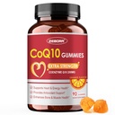 ZEBORA CoQ10 200mg Gummies의 Omega-3, 심장 & 에너지 지원, 강력한 산화 방지제, 오렌지 풍미, 90의 Gummies를 가진 높은 흡수 Coenzyme Q10 보충교재