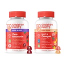 SmartyPants Kids Daily & Nighttime Wellness Bundle: 멀티비타민 + L-Theanine, Lemon Balm & Magnesium과 수면 Gummies - 약 무료, Non-Habit Forming, 60 Count (패킹 2)