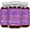 RUWAA NUTRITION Sambucus Elderberry Gummies 아연 및 비타민 C : 산화 방지제, 면역 지원 비타민, 면역 체계 건강 지원 : 채식주의, 글루텐 무료, 젤라틴 무료 (3)