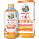 어린이 액체 나이트 타임 다민성 by MaryRuth's | 뼈 건강 | 면역 기능 | Bedtime Supplement | Kids Vitamin | Magnesium | Vegan | Sugar Free | 30-180 서빙 | 15.22 fl oz